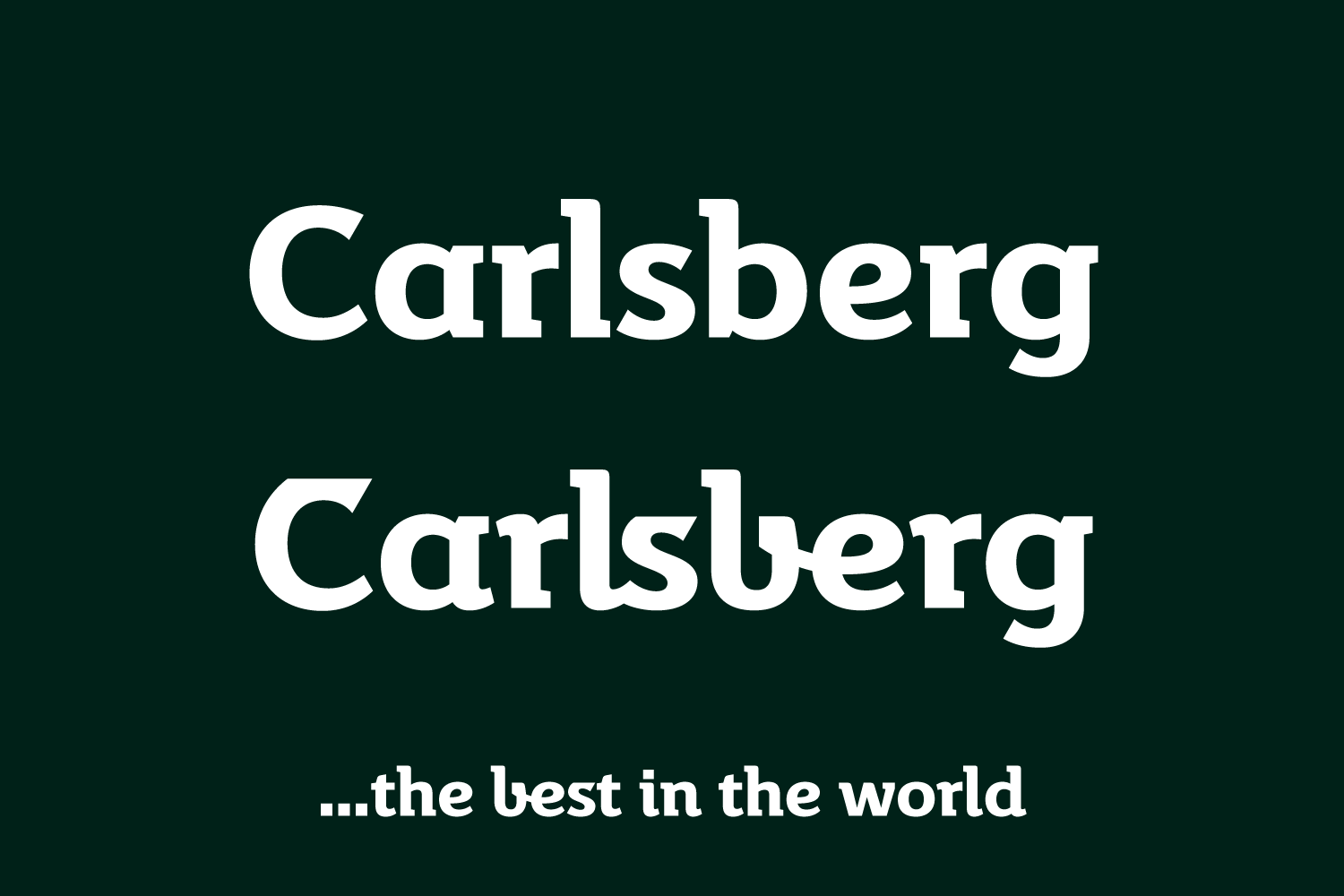 Antagonisme Mentor Bopæl Slab Serif for Carlsberg | LucasFonts